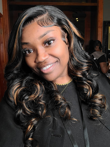 Highlighted 24" 13x6 Lace Frontal