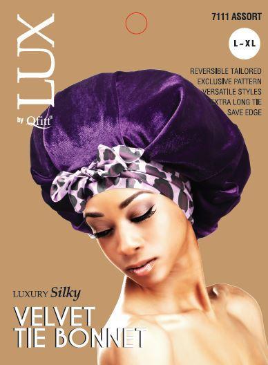 Qfitt Luxury Silky Velvet Bonnet