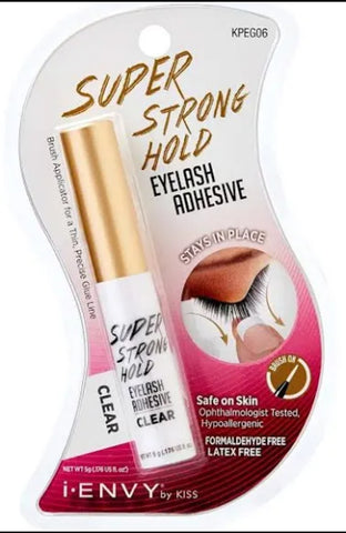 Strong Hold Eyelash Glue (Clear)